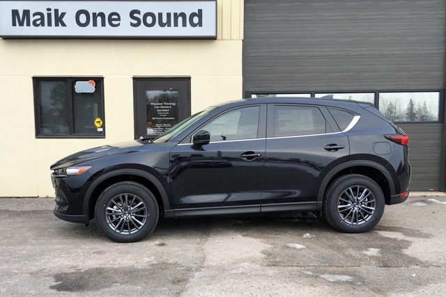 2020 Mazda CX-5 with professional window tint in North Bay